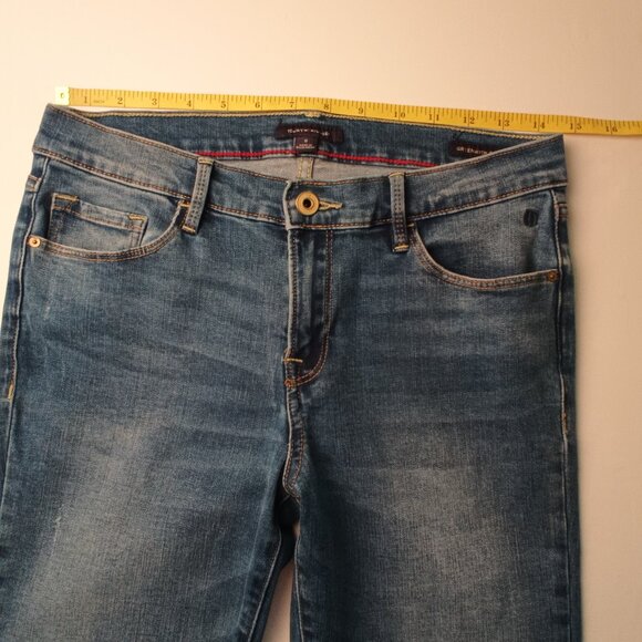 Tommy Hilfiger Denim Jeans Size 8 Greenwich Skinny Mid Rise Medium Wash - Picture 7 of 10